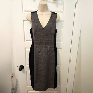 White House Black Market plaid above knee dress size 6
